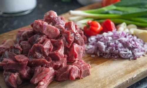 frozen beef-curry-cut seafood
